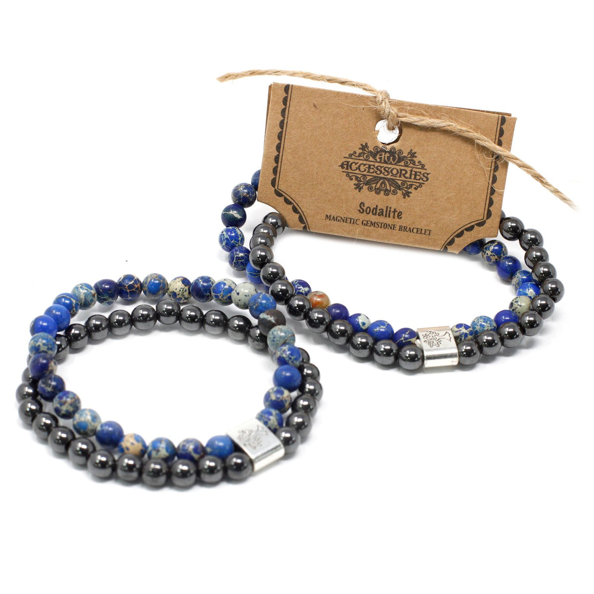 Pulsera de Piedras Preciosas Magnéticas - Sodalite - Tienda Online de Productos Naturales y Ecológicos