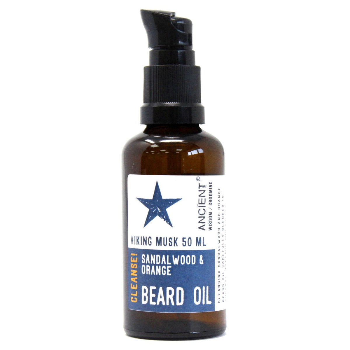 50ml Aceite para la barba - Almizcle Vikingo - Limpia! - Tienda Online de Productos Naturales y Ecológicos
