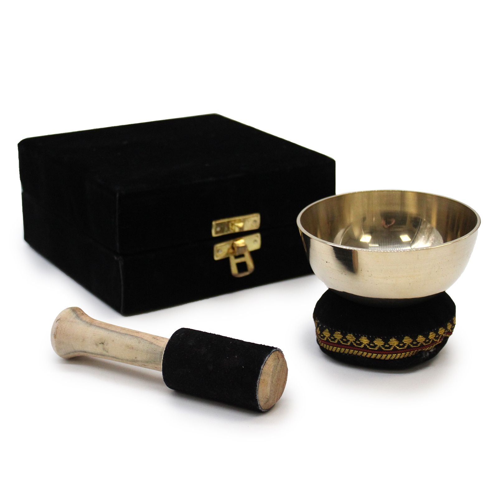 Set de Regalo cuenco de latón- 9cm - Tienda Online de Productos Naturales y Ecológicos