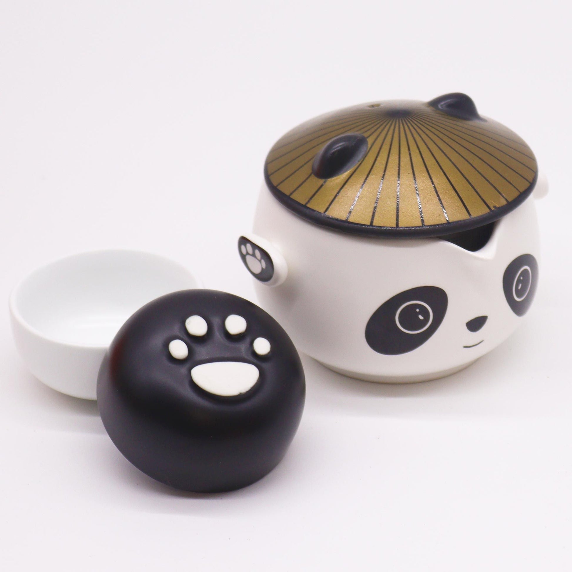 Set de tetera-Panda - Dos tazas & Estuche de viaje - Tienda Online de Productos Naturales y Ecológicos
