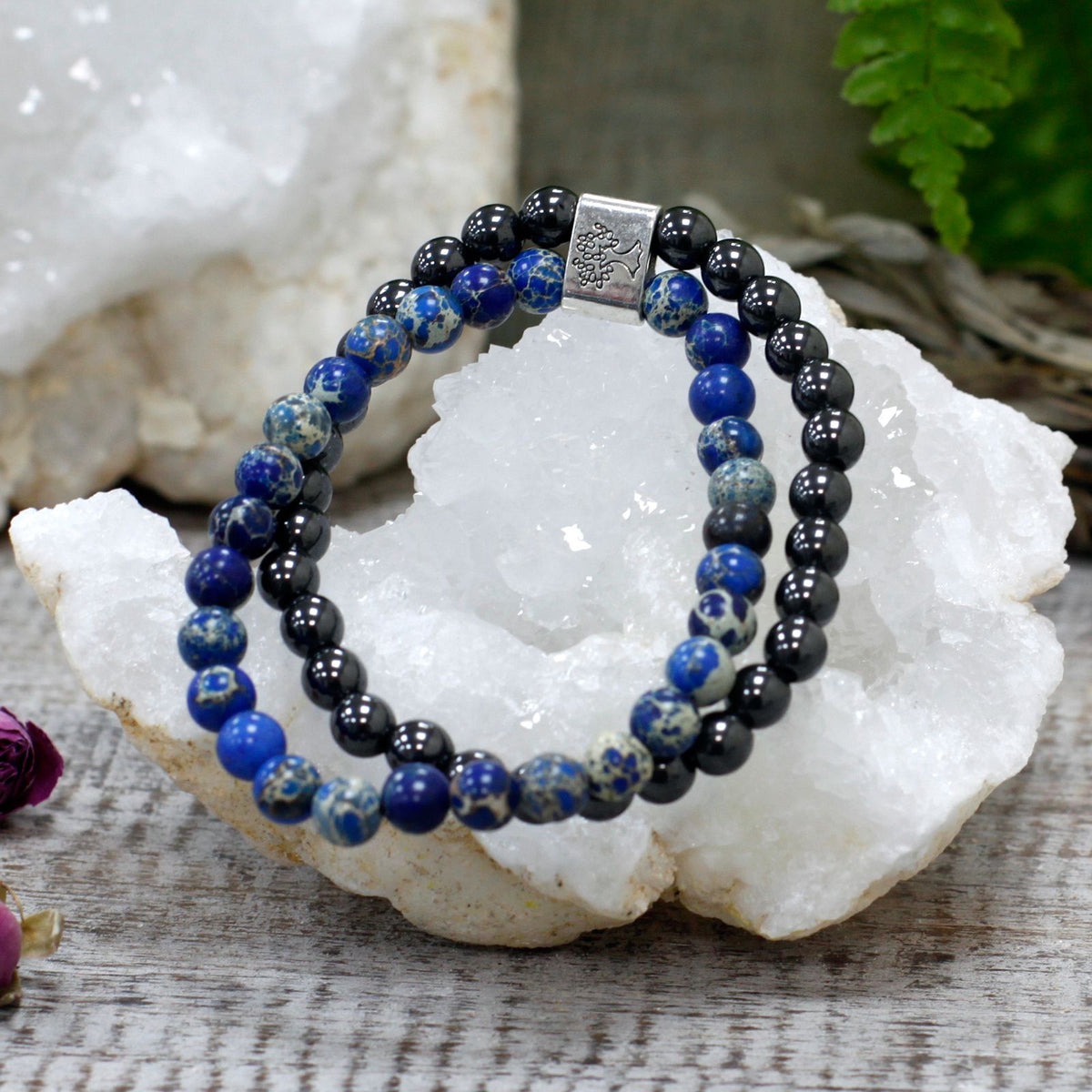 Pulsera de Piedras Preciosas Magnéticas - Sodalite - Tienda Online de Productos Naturales y Ecológicos