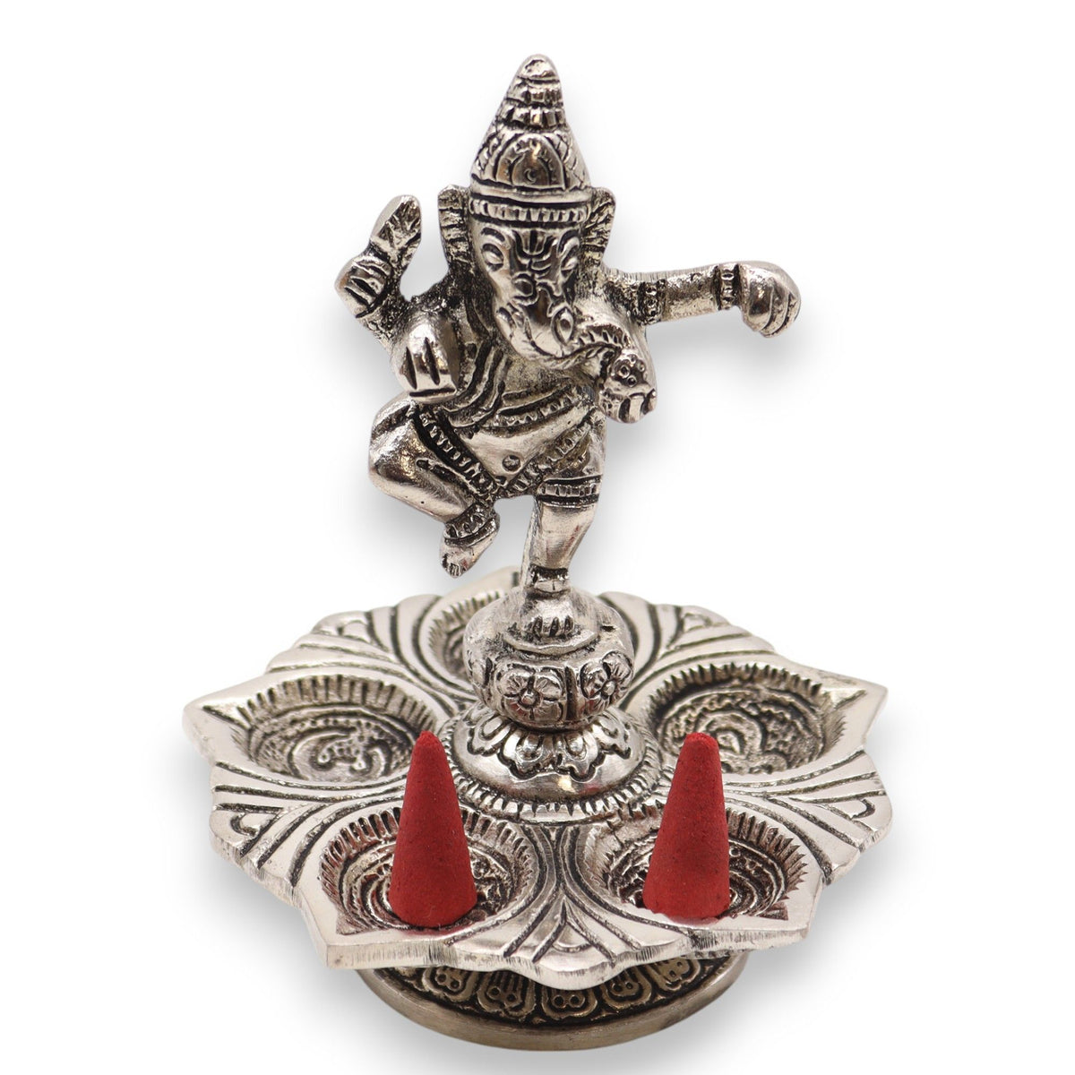 Porta-incienso Ganesha Danzante 14x10cm - Tienda Online de Productos Naturales y Ecológicos