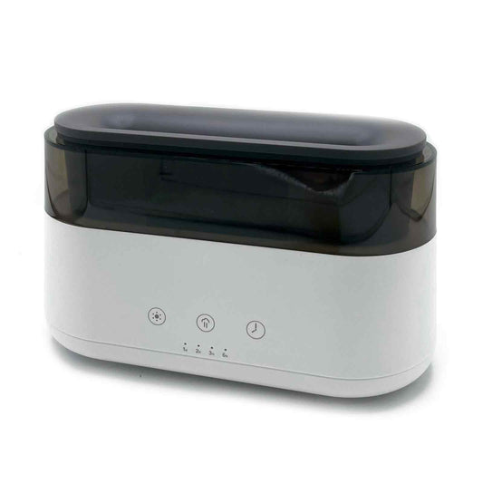 Difusor de Aromas Moderno - Reloj Led - USB-C - Efecto Llama - Tienda Online de Productos Naturales y Ecológicos
