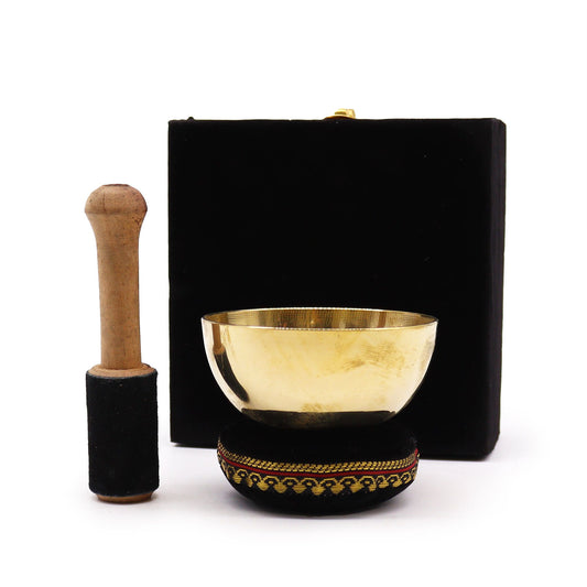 Set de Regalo cuenco de latón- 9cm - Tienda Online de Productos Naturales y Ecológicos