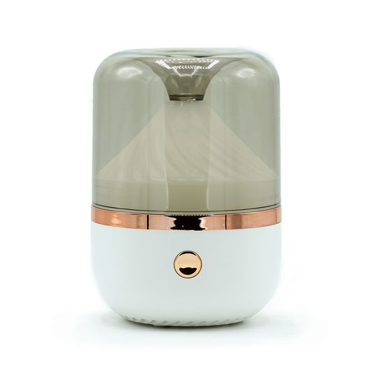 Difusor Aroma Blanco y Bronce - USB - Cambio de color - Tienda Online de Productos Naturales y Ecológicos