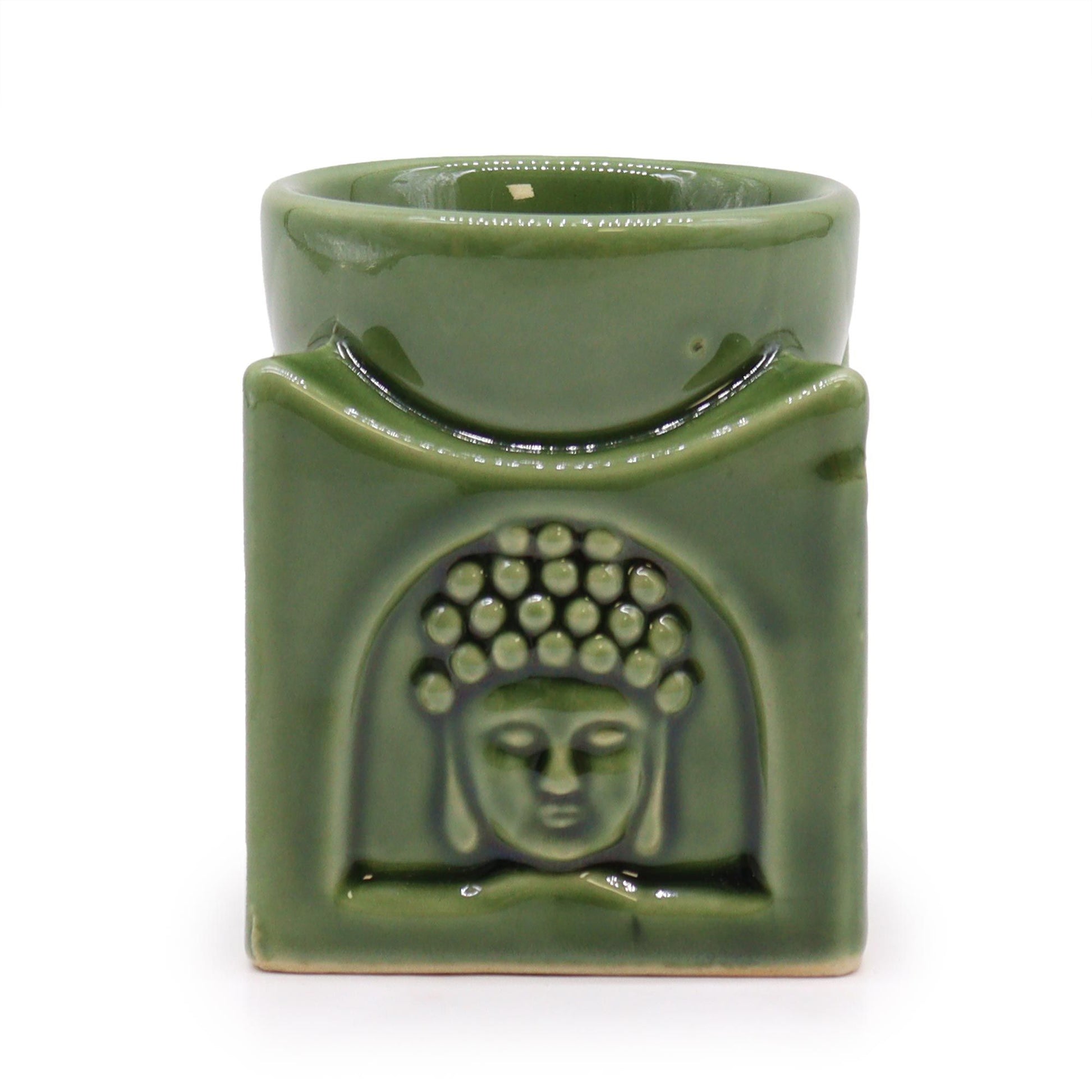 Quemador de Buda Cuadrado - Jade oscuro - Tienda Online de Productos Naturales y Ecológicos