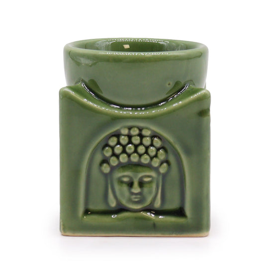 Quemador de Buda Cuadrado - Jade oscuro - Tienda Online de Productos Naturales y Ecológicos