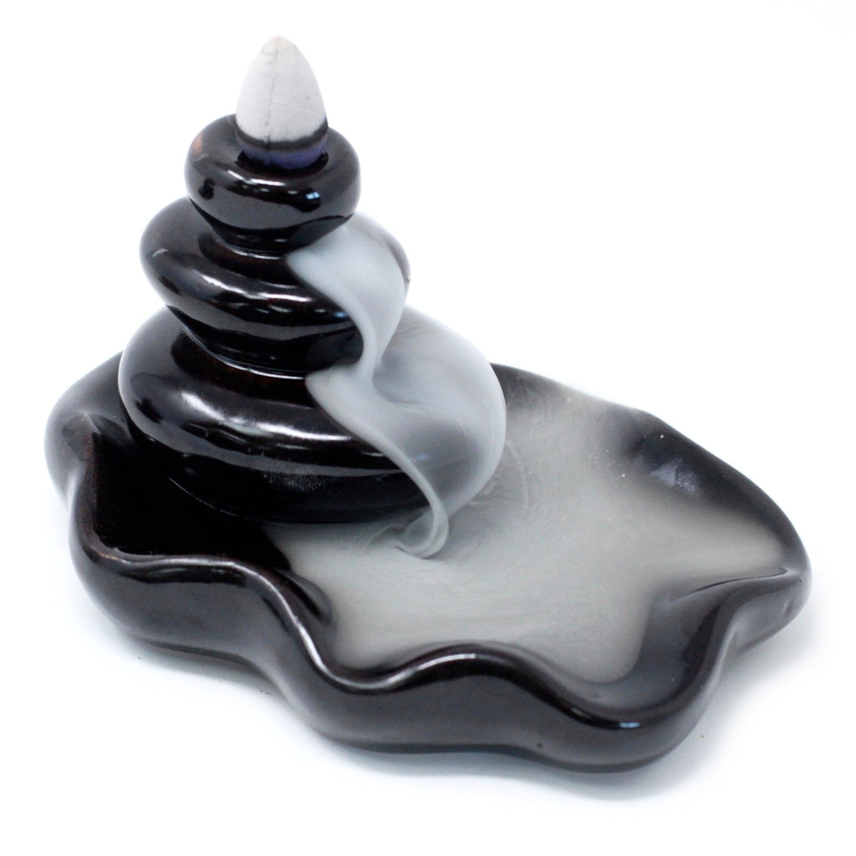 Quemador de incienso de flujo inverso: piedras grandes en la piscina - Tienda Online de Productos Naturales y Ecológicos