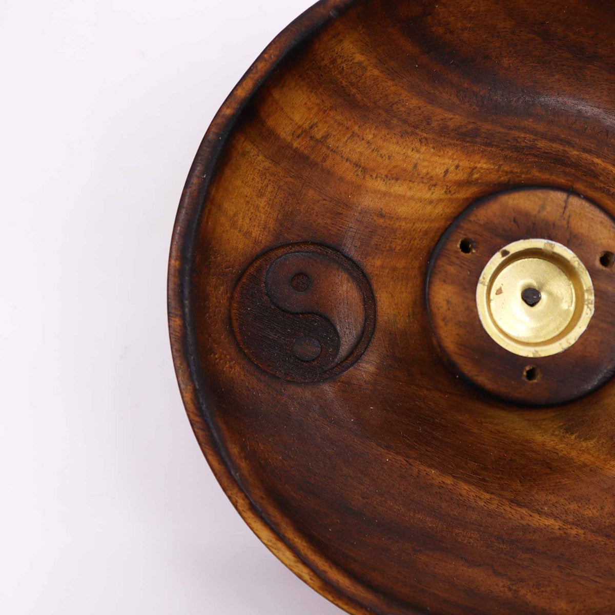 Disco porta incienso para conos y varillas - Ying & Yang - Tienda Online de Productos Naturales y Ecológicos