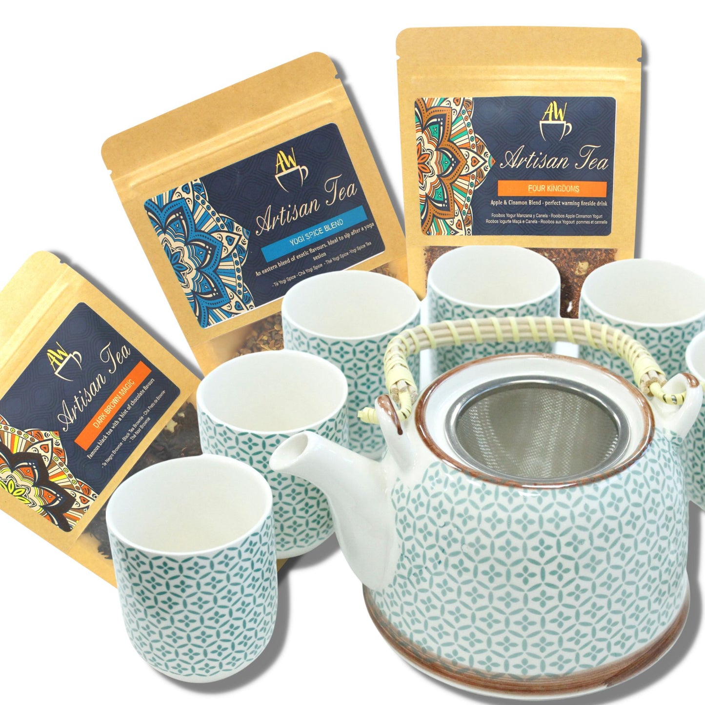 Tetera y té para 6 - Tienda Online de Productos Naturales y Ecológicos