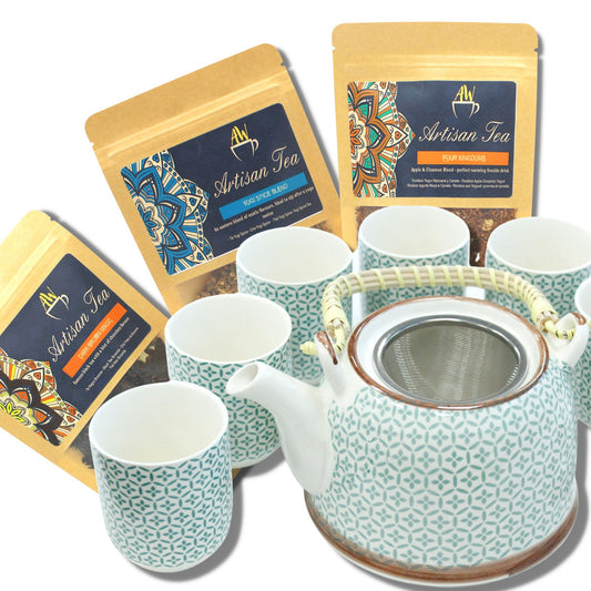 Tetera y té para 6 - Tienda Online de Productos Naturales y Ecológicos