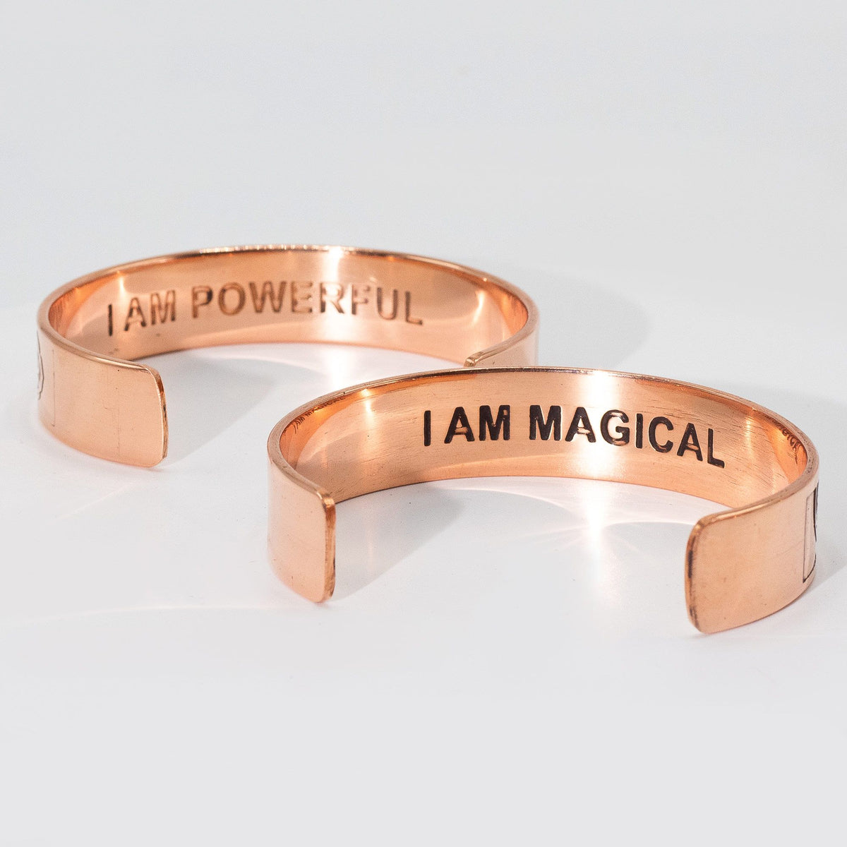 Pulseras de Cobre Macizo con Grabados de Afirmaciones (surtidas) - Tienda Online de Productos Naturales y Ecológicos