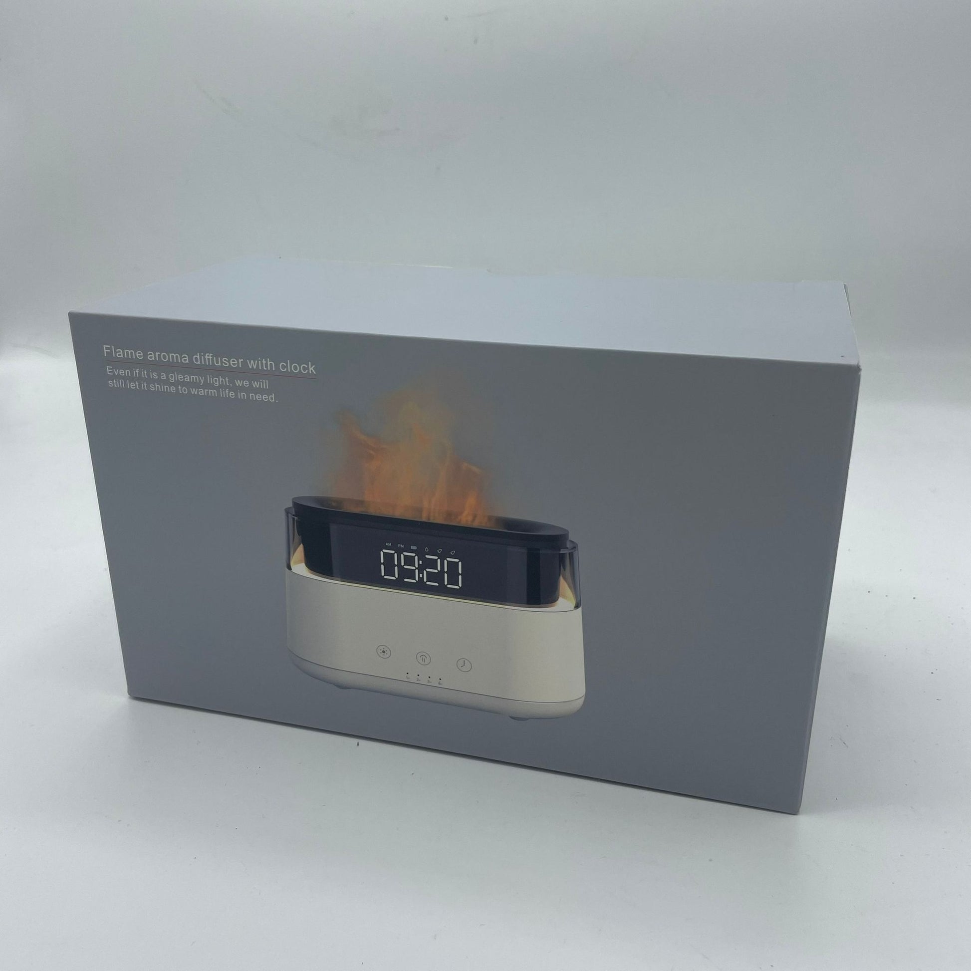 Difusor de Aromas Moderno - Reloj Led - USB-C - Efecto Llama - Tienda Online de Productos Naturales y Ecológicos