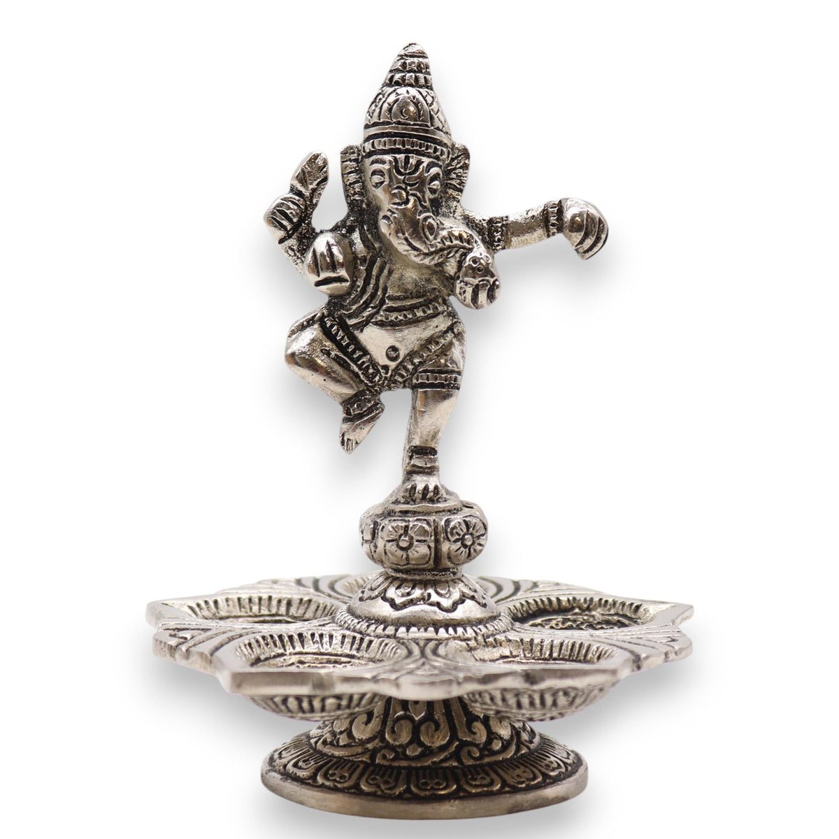 Porta-incienso Ganesha Danzante 14x10cm - Tienda Online de Productos Naturales y Ecológicos