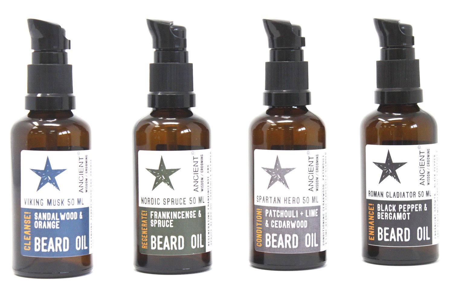 50ml Aceite para la barba - Heroe Espartano - Mantén! - Tienda Online de Productos Naturales y Ecológicos