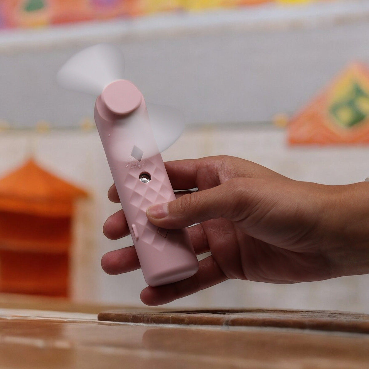 Ventilador y Pulverizador Facial Rosa - USB - Tienda Online de Productos Naturales y Ecológicos
