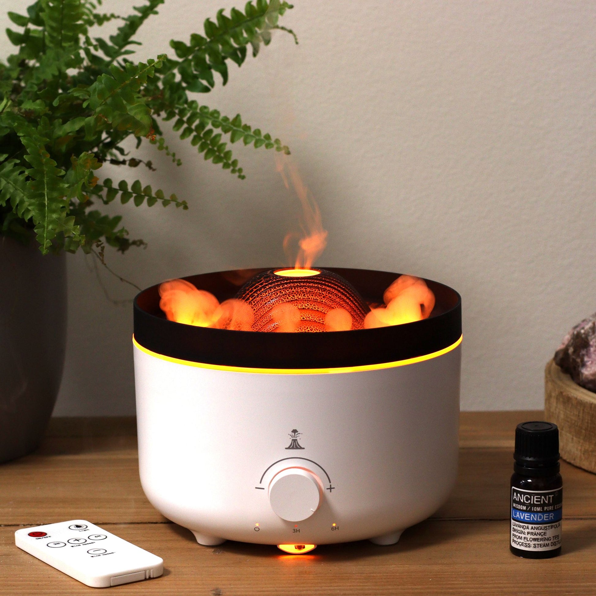 Large Volcano Effect Aroma Diffuser (plug) Two Colours - Tienda Online de Productos Naturales y Ecológicos