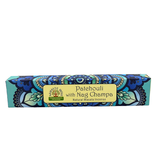 Incienso Namaste Mandala Masala - Pachulí y Nag Champa - Tienda Online de Productos Naturales y Ecológicos