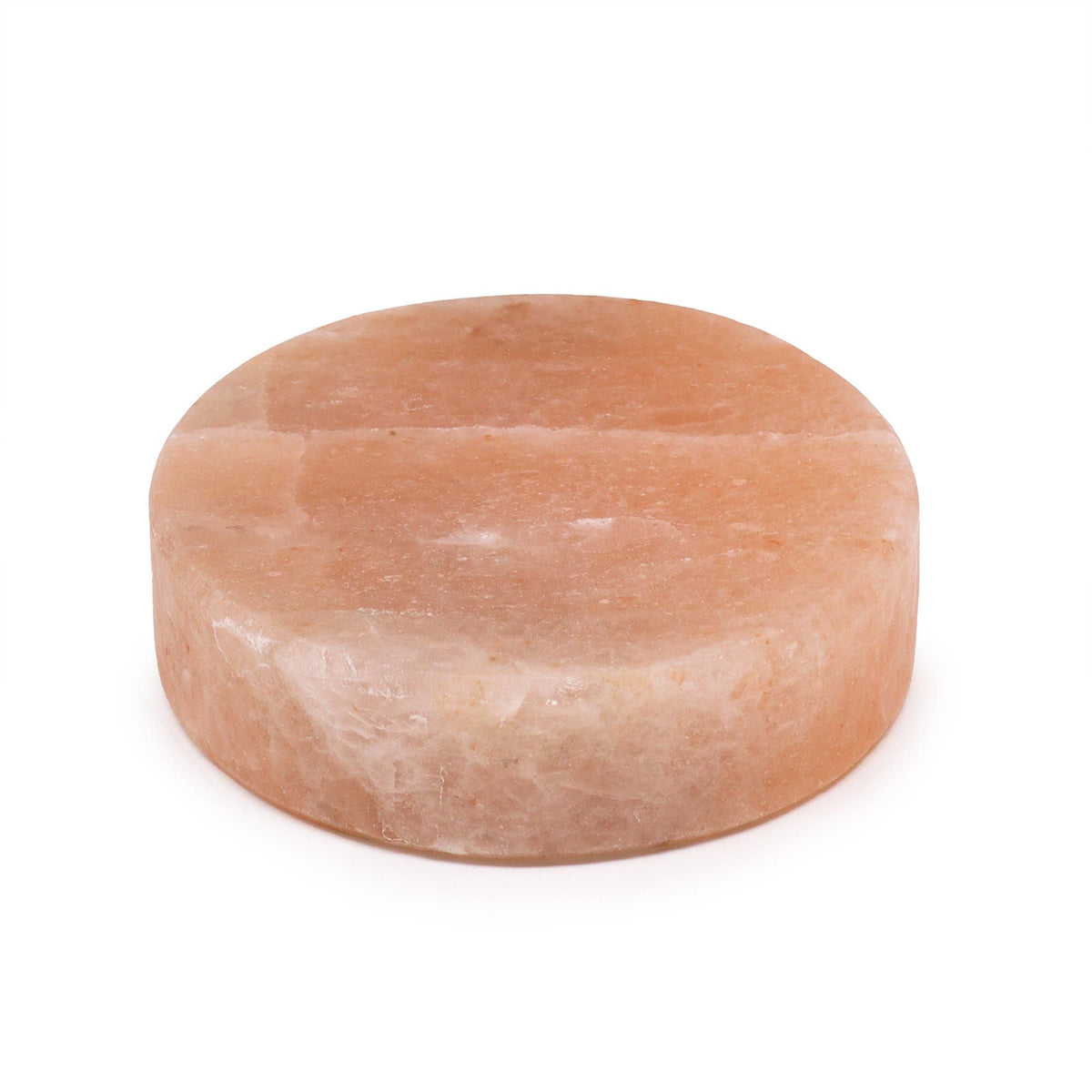 Plato de cocina con sal del Himalaya - Redondo - 20x20x5cm - Tienda Online de Productos Naturales y Ecológicos