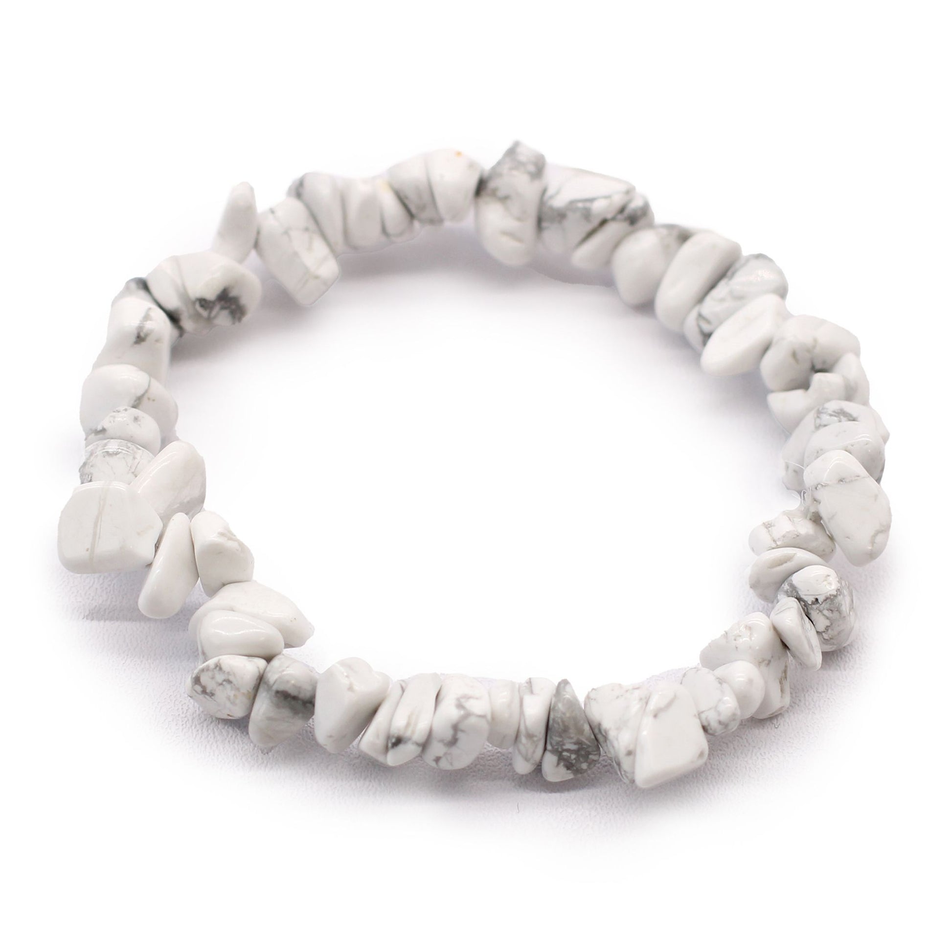 Pulsera Fragmentos de Piedras Preciosas - Jaspe blanco - Tienda Online de Productos Naturales y Ecológicos