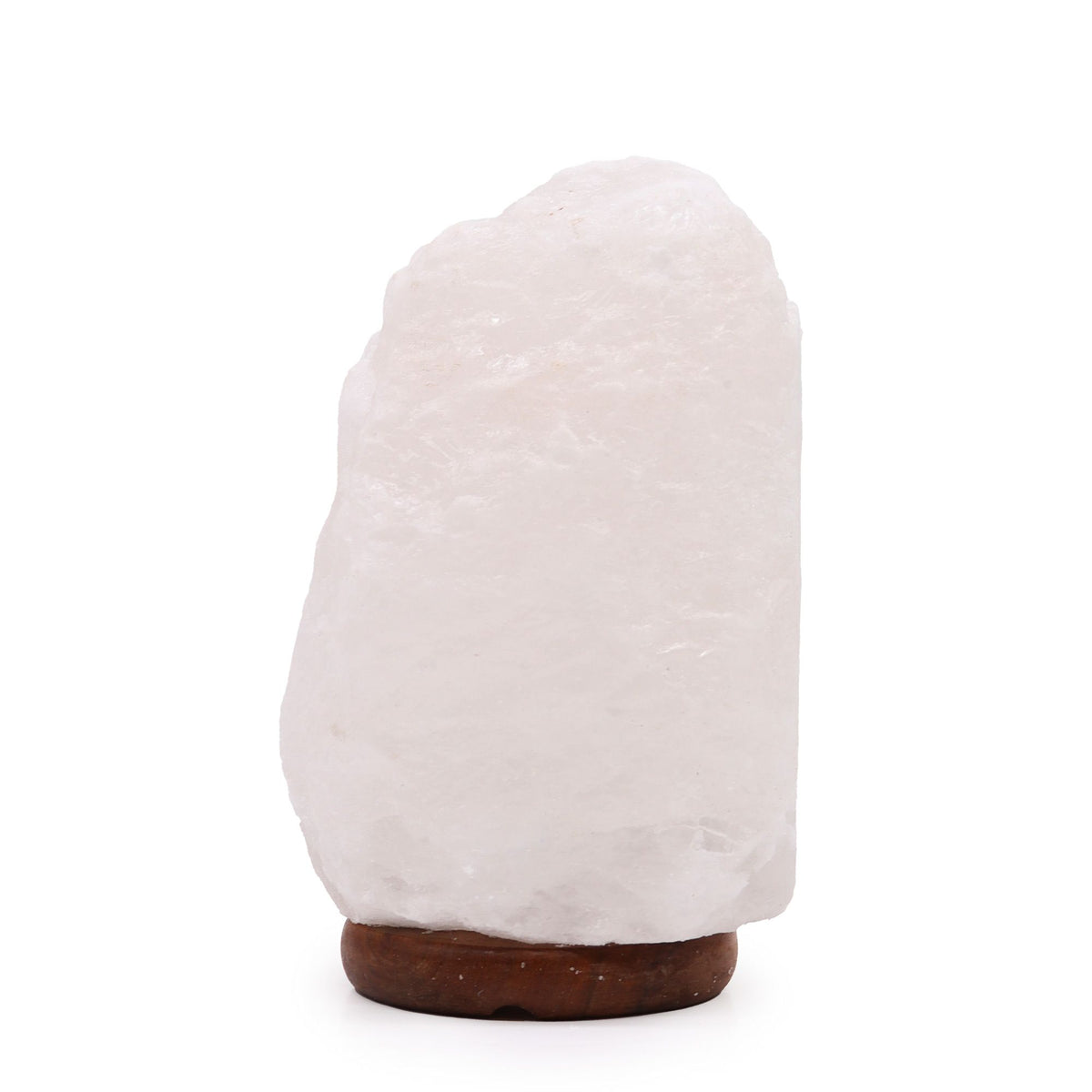 Lámpara de Sal del Himalaya de Cristal de Roca - & Base apx 3-5kg - Tienda Online de Productos Naturales y Ecológicos