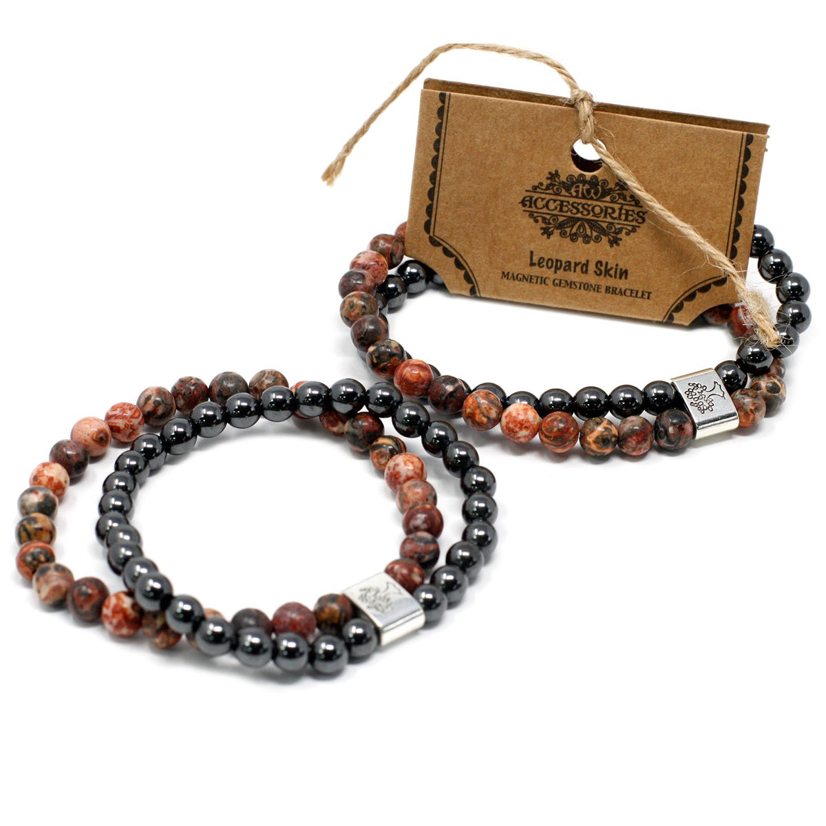 Pulsera de Piedras Preciosas Magnéticas - Piel de Leopardo - Tienda Online de Productos Naturales y Ecológicos