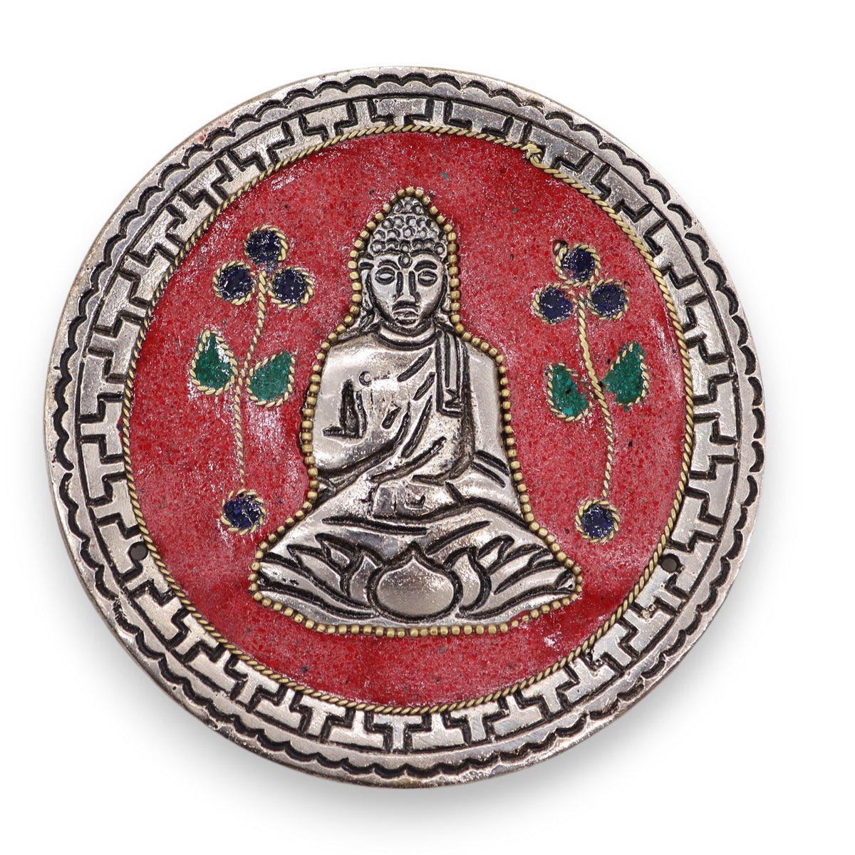Porta-incienso Buda Rojo Decorativo 10cm - Tienda Online de Productos Naturales y Ecológicos