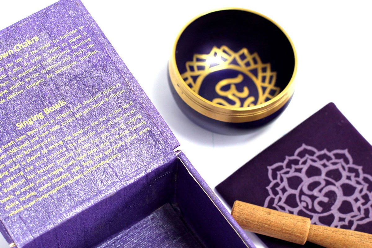 Cuenco Chakra - corona - Tienda Online de Productos Naturales y Ecológicos