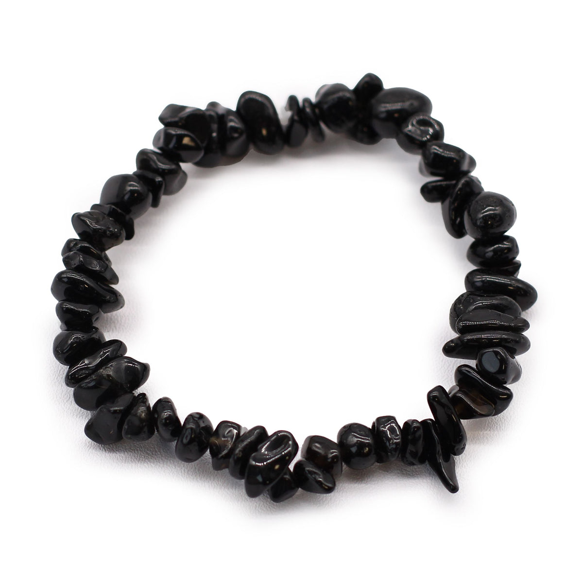 Pulsera Fragmentos de Piedras Preciosas - Ágata negra - Tienda Online de Productos Naturales y Ecológicos