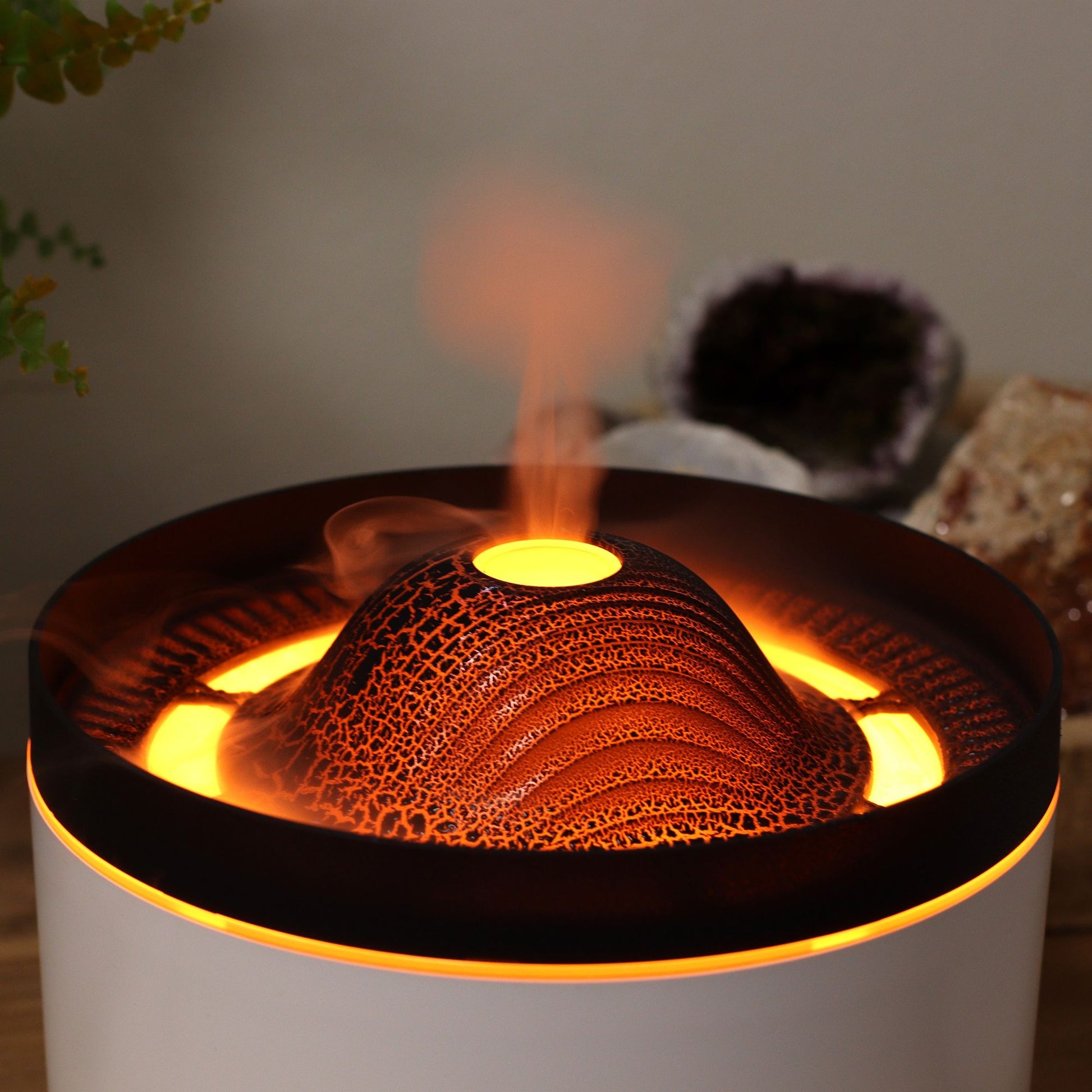 Large Volcano Effect Aroma Diffuser (plug) Two Colours - Tienda Online de Productos Naturales y Ecológicos