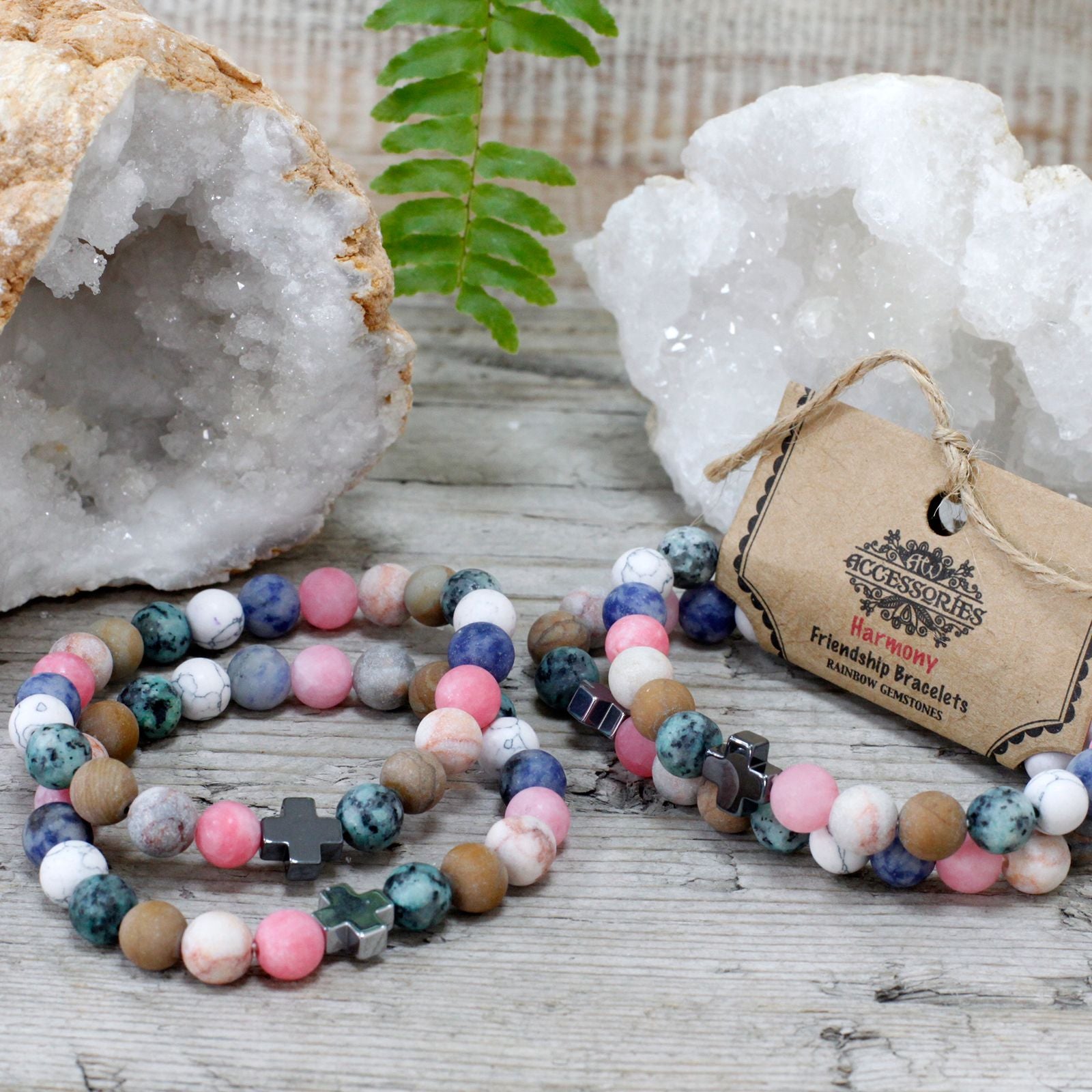 2 Pulseras con Piedras Preciosas - Armonia - Tienda Online de Productos Naturales y Ecológicos