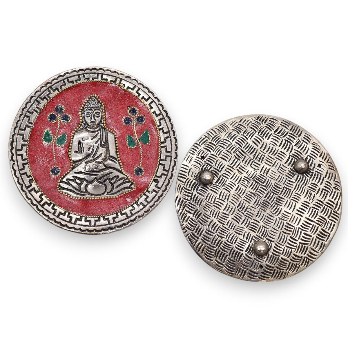 Porta-incienso Buda Rojo Decorativo 10cm - Tienda Online de Productos Naturales y Ecológicos