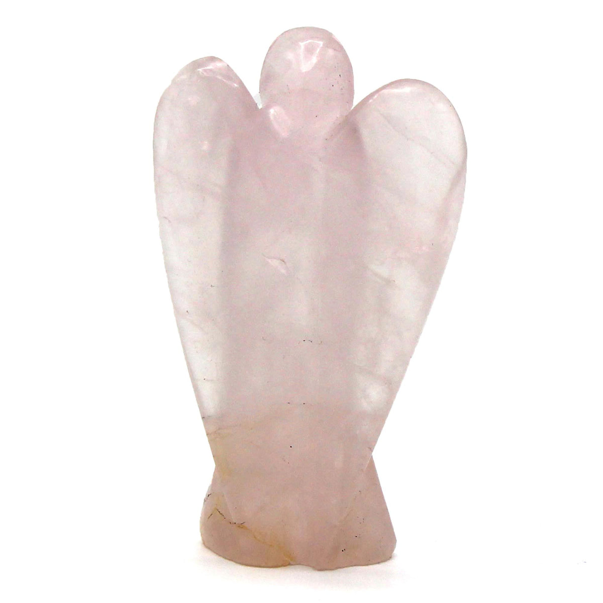 Ángel de piedra preciosa tallada a mano - cuarzo rosa - Tienda Online de Productos Naturales y Ecológicos