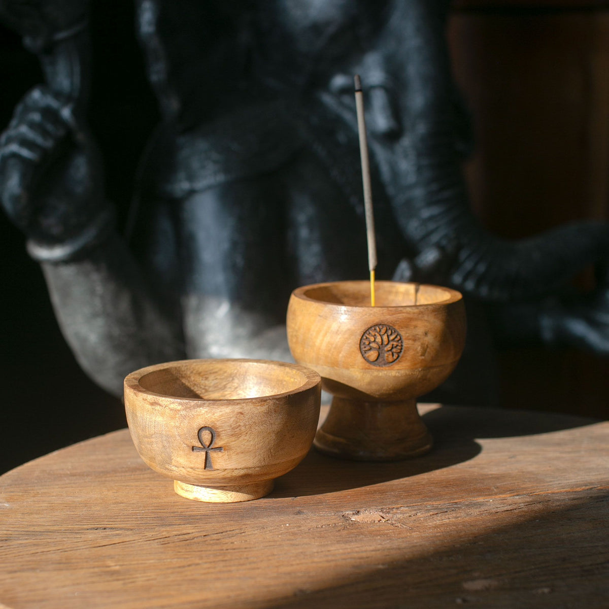 Portaincienso Cuenco Ritual Grande 11x6.cm - Om - Tienda Online de Productos Naturales y Ecológicos