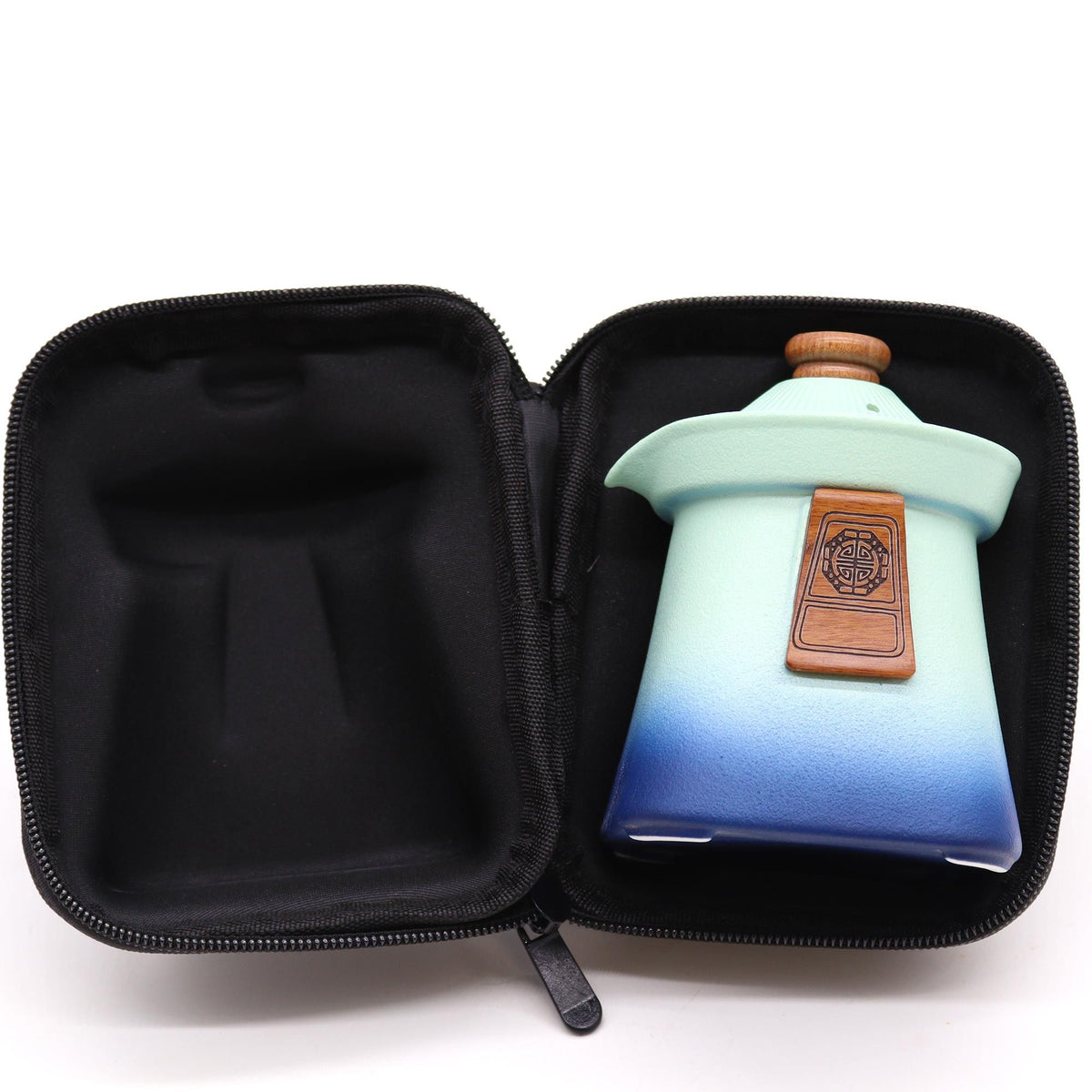 Juego de tetera Temple y tres tazas - Cielo Azul - Tienda Online de Productos Naturales y Ecológicos