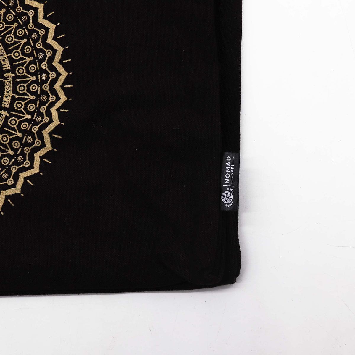 Bolso tote lavado a la piedra extragrande 14 oz - Mandala de la libertad - Tienda Online de Productos Naturales y Ecológicos