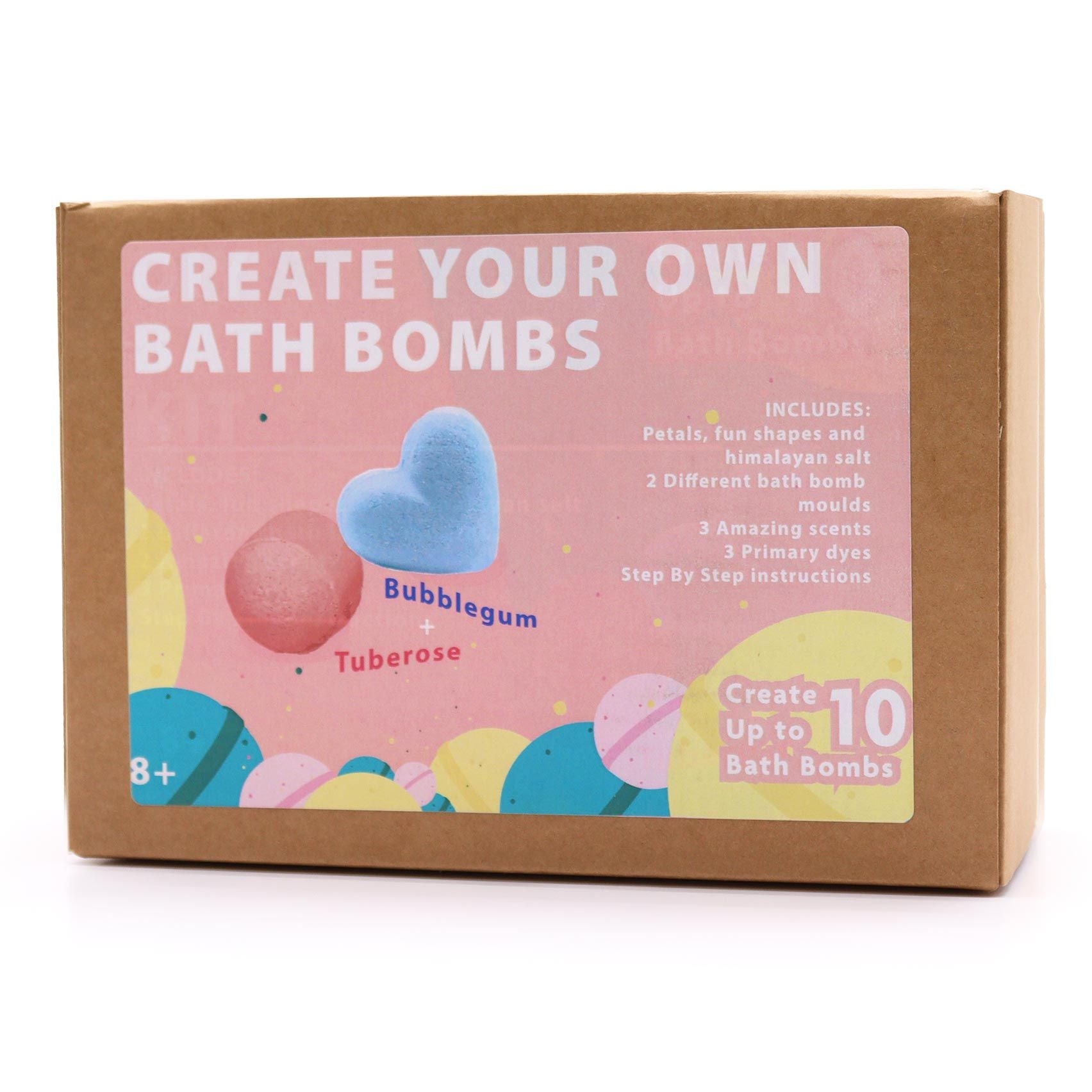 Kit de bombas de baño - Rosa y chicle - Tienda Online de Productos Naturales y Ecológicos