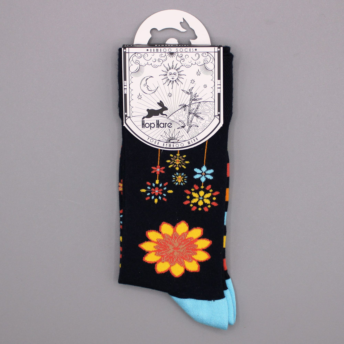 Calcetines Hop Hare Bamboo (S/M) - Flores de Mandala - Tienda Online de Productos Naturales y Ecológicos