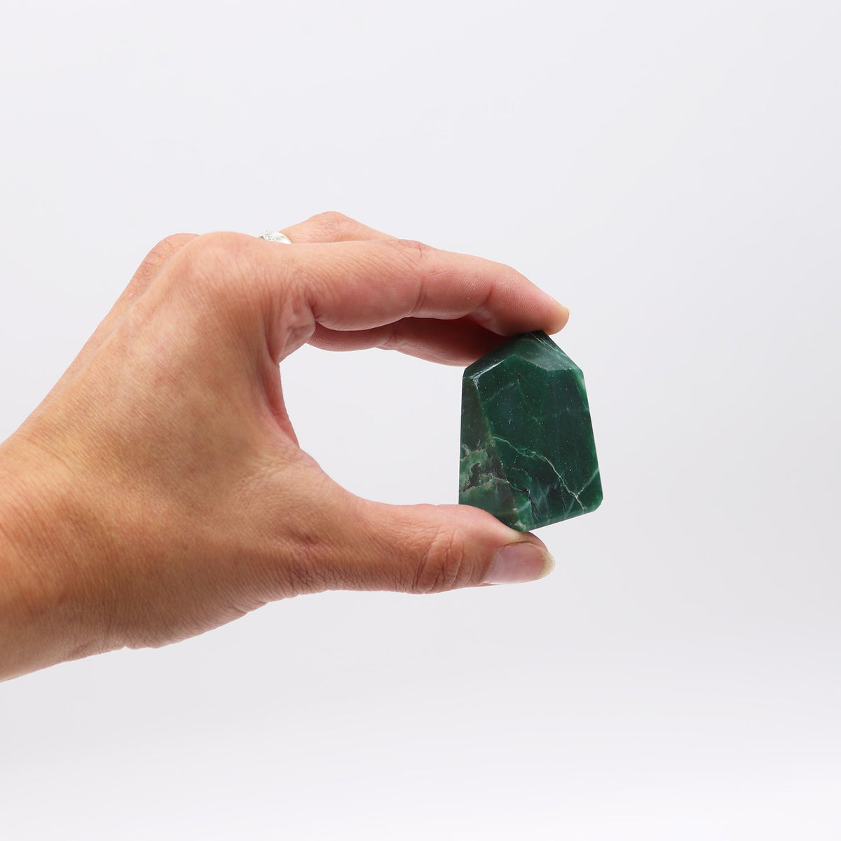 Puntas de piedra preciosa de aprox. 6 cm (0,5 kg) - Jade indio - Tienda Online de Productos Naturales y Ecológicos