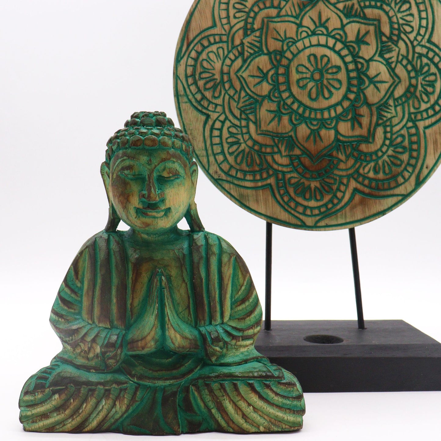 Set Feng Shui Buda - Mandala - Verde - Tienda Online de Productos Naturales y Ecológicos