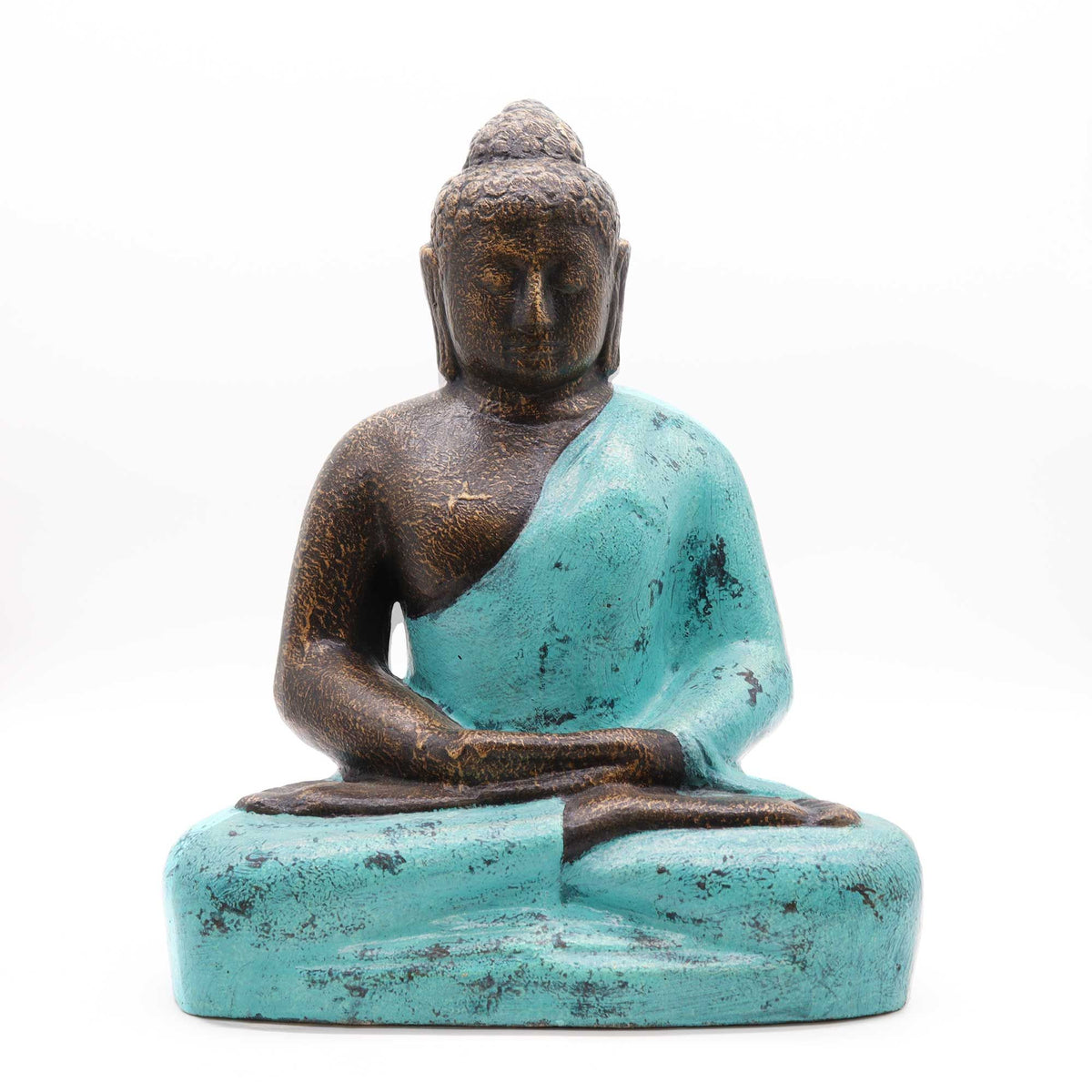 Buda Mediano Clásico Turquesa y Piedra - 0.5m - Tienda Online de Productos Naturales y Ecológicos