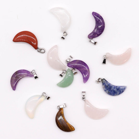 Colgantes Lunas - 20x13mm - Tienda Online de Productos Naturales y Ecológicos