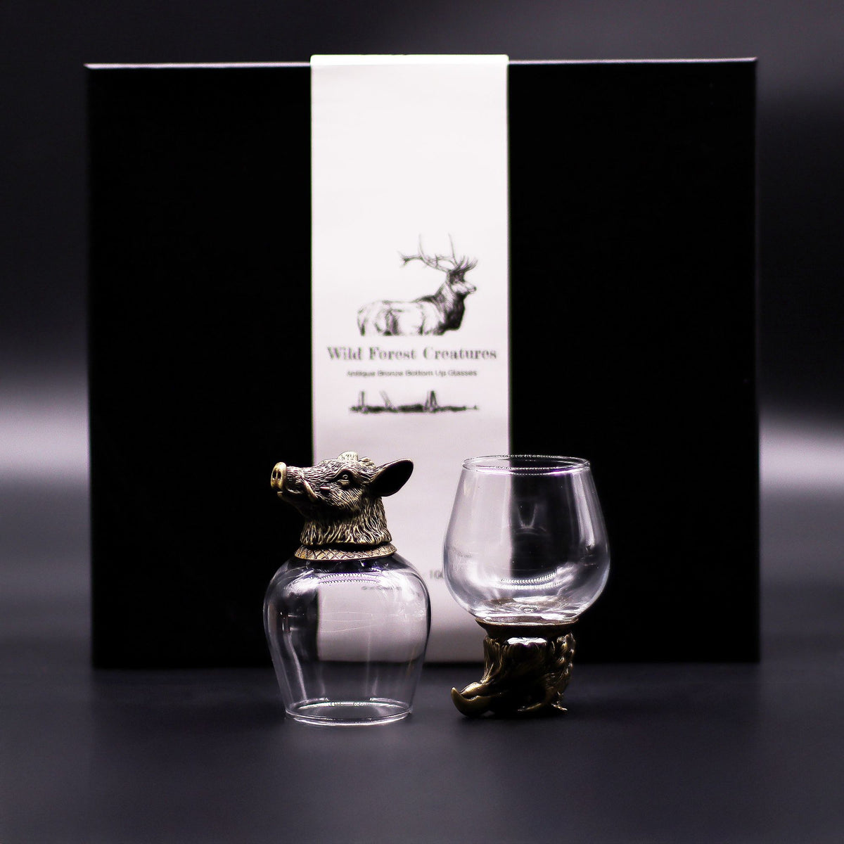 Set de regalo de 6 vasos (50ml) - Criaturas Místicas - Bronce Antiguo