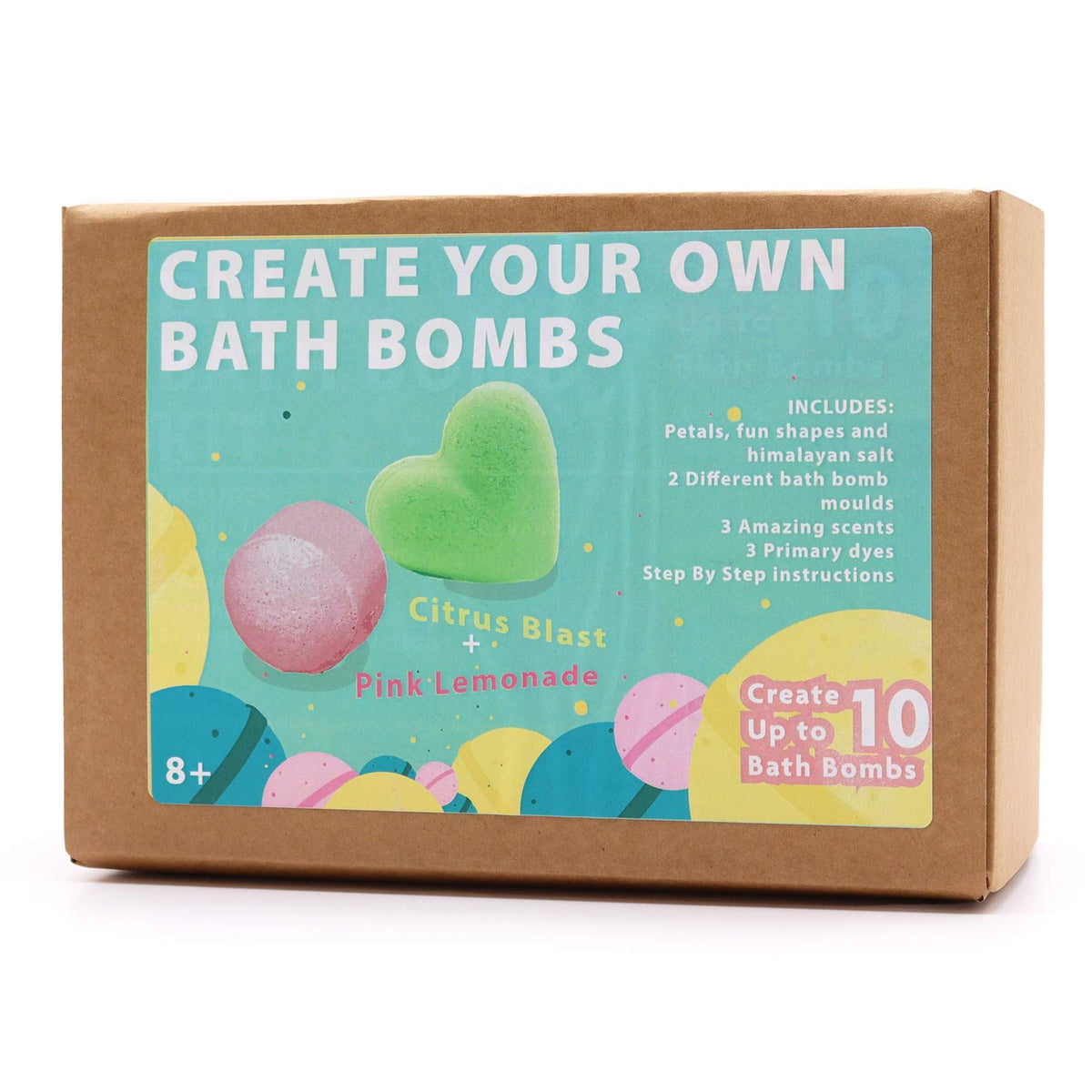 Kit de bombas de baño: limonada rosa y explosión de cítricos - Tienda Online de Productos Naturales y Ecológicos