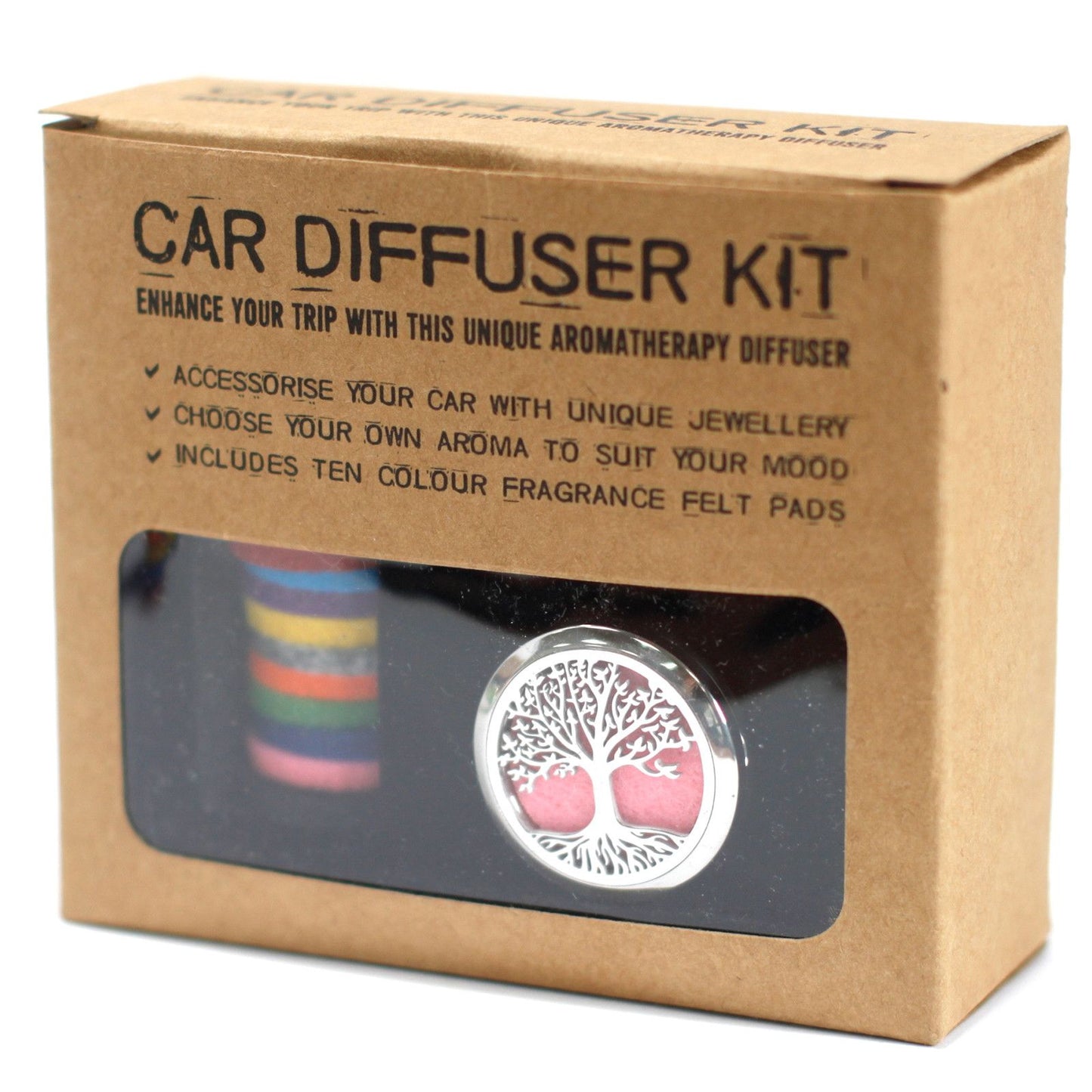 Kit difusor para coche - Árbol de la vida - 30mm - Tienda Online de Productos Naturales y Ecológicos