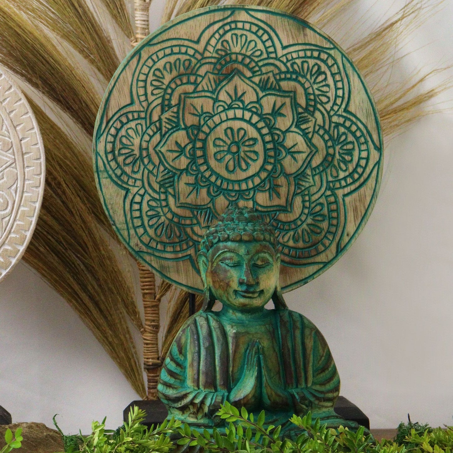 Set Feng Shui Buda - Mandala - Verde - Tienda Online de Productos Naturales y Ecológicos