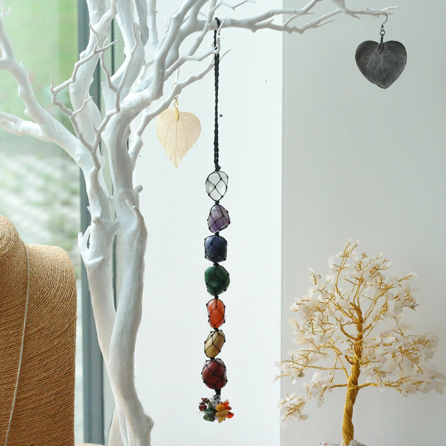 Colgante Piedra Chakra - Siete Chakras - Tienda Online de Productos Naturales y Ecológicos