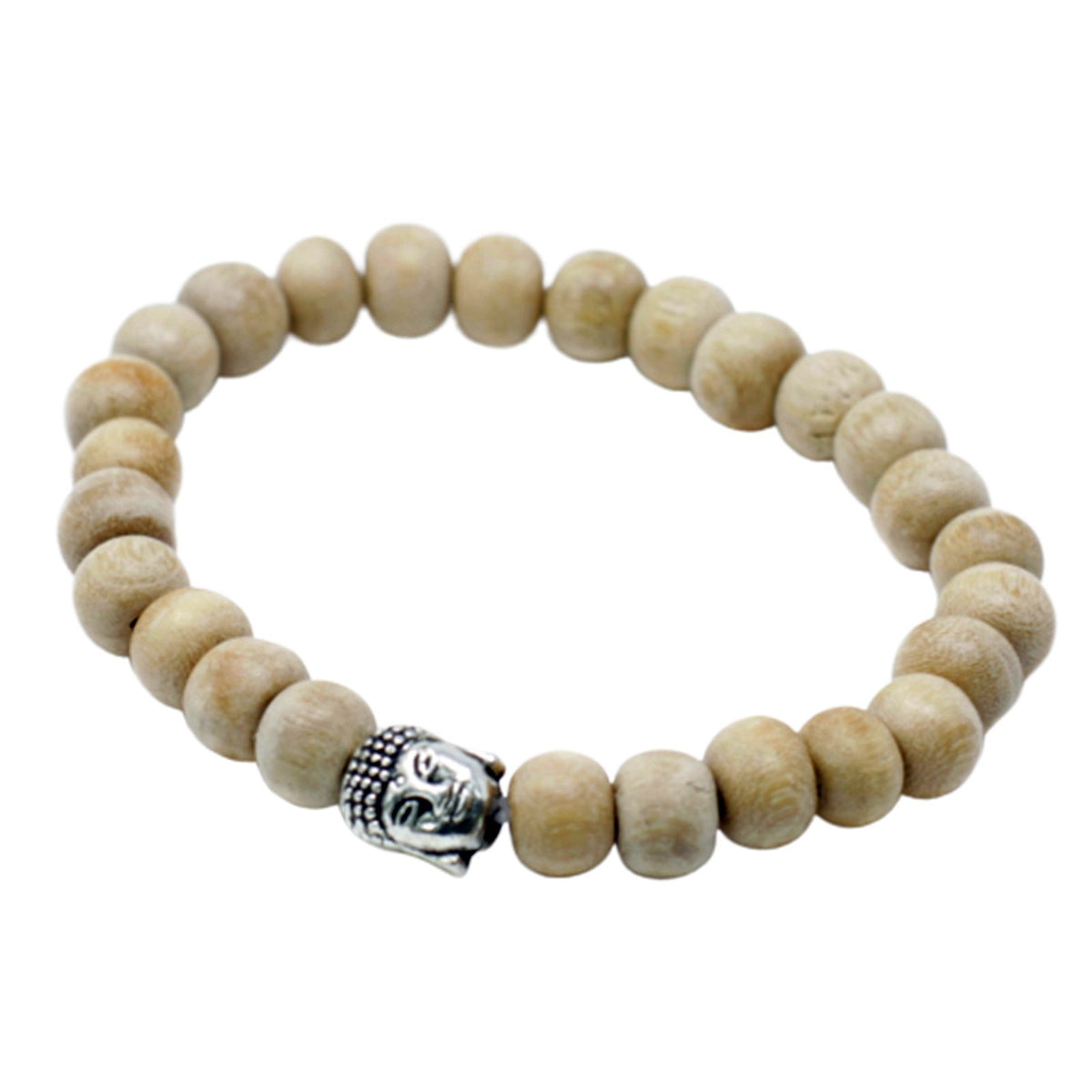 Cuentas de sandalia fragantes y brazalete Buddah - Tienda Online de Productos Naturales y Ecológicos