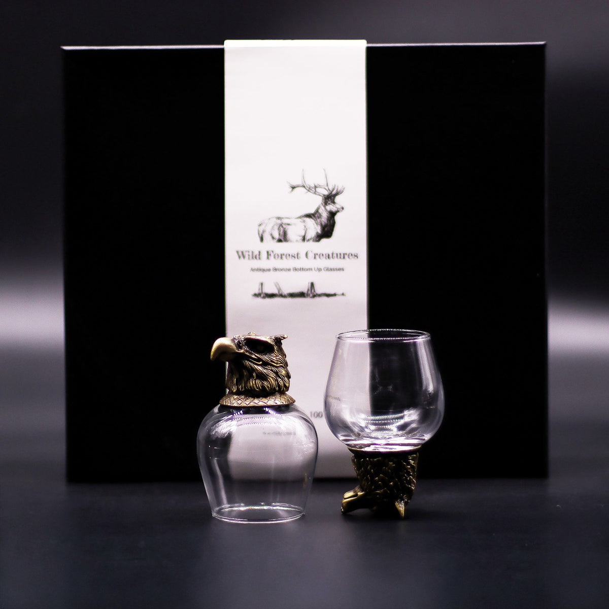 Set de regalo de 6 vasos (50ml) - Criaturas Místicas - Bronce Antiguo