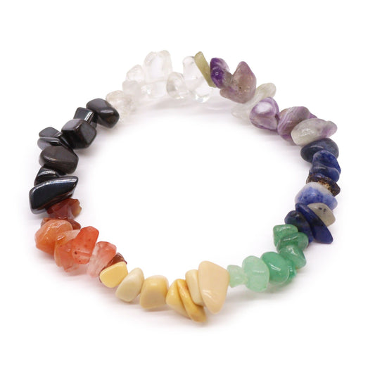 Pulsera Fragmentos de Piedras Preciosas - Chakra - Tienda Online de Productos Naturales y Ecológicos